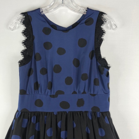 Anthropologie Split Dots Dress Corey Lynn Calter 4 - Picture 5 of 8